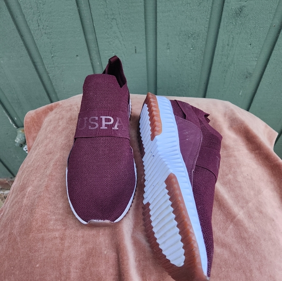 USPA MAROON COMFORT SHOE 10 - Picture 3 of 3